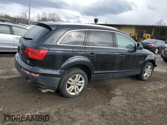 2009 Audi Q7 with VIN WA1AY74L79D017565, listed as a Copart auction lot 53147305 with 158,857 mi miles and Salvage Title. Bid and sale history available at carsss.com. Image 3.