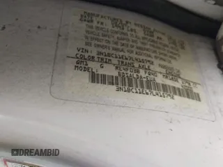 2007 Nissan Versa SL with VIN 3N1BC11E67L415792, listed as a IAAI auction lot 42257626 with Not provided miles and . Bid and sale history available at DreamBid. Image 9.