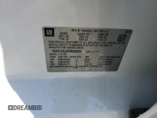 2015 GMC Yukon Denali with VIN 1GKS1CKJ9FR566390, listed as a Copart auction lot 48472835 with 167,719 mi miles and Salvage Title. Bid and sale history available at carsss.com. Image 14.