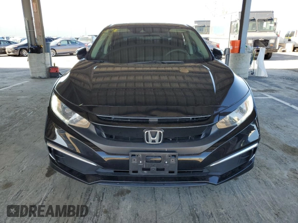 2020 Honda Civic LX with VIN 19XFC2F67LE207134, listed as a Copart auction lot 47595325 with 46,904 mi miles and Salvage Title. Bid and sale history available at DreamBid. Image 5.