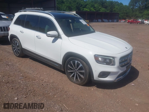 2021 Mercedes-Benz GLB 250 z VIN W1N4M4GB0MW104049, wystawiony jako IAAI lot #42292913 z przebiegiem 63 626 mil mil oraz . Historia ofert i sprzedaży dostępna na DreamBid. Obrazek 1.