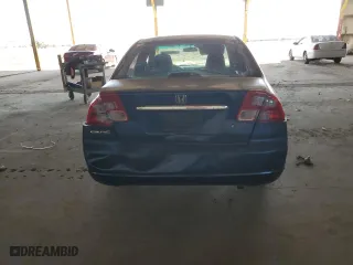 2002 Honda Civic EX with VIN 1HGES26722L043922, listed as a Copart auction lot 44972435 with 489,069 mi miles and Salvage Title. Bid and sale history available at carsss.com. Image 6.