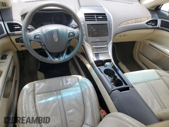 2014 Lincoln MKZ with VIN 3LN6L2G96ER817767, listed as a Copart auction lot 56537015 with 127,373 mi miles and Salvage title. Bid and sale history available at DreamBid. Image 8.