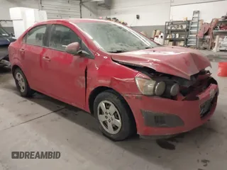 2014 Chevrolet Sonic LS with VIN 1G1JA5SG4E4156155, listed as a IAAI auction lot 41913017 with 62,502 mi miles and . Bid and sale history available at DreamBid. Image 1.