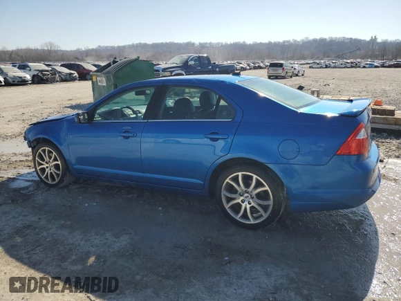 2012 Ford Fusion SEL with VIN 3FAHP0JA8CR293890, listed as a Copart auction lot 48590135 with 185,070 mi miles and Salvage Title. Bid and sale history available at carsss.com. Image 2.