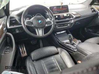 2019 BMW X3 M40i with VIN 5UXTS3C59K0Z03846, listed as a Copart auction lot 45012455 with 63,306 mi miles and Salvage Title. Bid and sale history available at DreamBid. Image 8.
