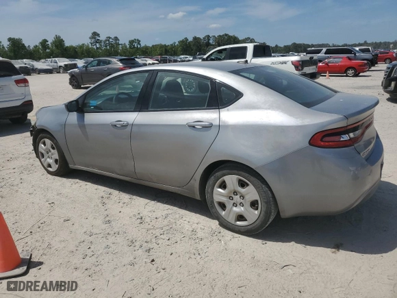 2015 Dodge Dart SE with VIN 1C3CDFAA9FD237233, listed as a Copart auction lot 53552225 with 146,086 mi miles and Salvage Title. Bid and sale history available at carsss.com. Image 2.