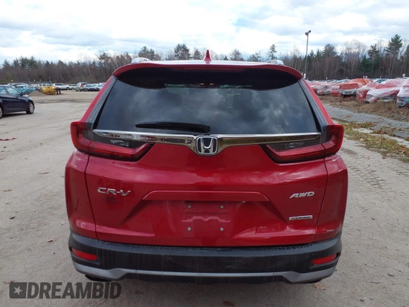 2022 Honda CR-V Touring with VIN 5J6RW2H99NL005329, listed as a IAAI auction lot 40781033 with 10,553 mi miles. Bid and sale history available at carsss.com. Image 16.