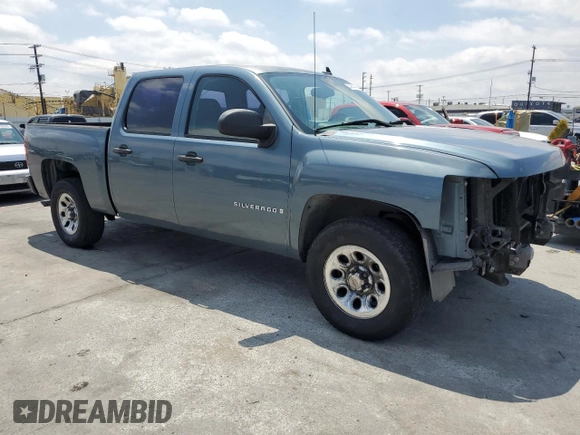 2007 Chevrolet Silverado 1500 Work Truck with VIN 2GCEC13CX71511867, listed as a Copart auction lot 54840485 with 126,447 mi miles and Salvage Title. Bid and sale history available at DreamBid. Image 4.
