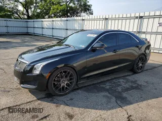 2013 Cadillac ATS Luxury with VIN 1G6AB5RX7D0128594, listed as a Copart auction lot 63207364 with 158,806 mi miles and Salvage Title. Bid and sale history available at carsss.com. Image 1.