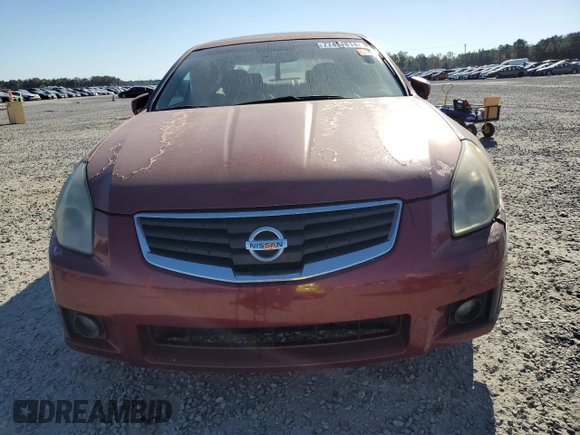 2008 Nissan Maxima 3.5 SL with VIN 1N4BA41E18C821910, listed as a Copart auction lot 77450814 with 109,061 mi miles and Salvage Title. Bid and sale history available at carsss.com. Image 5.