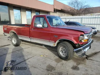 1996 Ford F-150 Special with VIN 1FTEF14N0TLB06564, listed as a Copart auction lot 42989175 with 185,893 mi miles and Salvage Title. Bid and sale history available at carsss.com. Image 4.