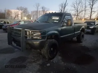 1999 Ford F-350 XL with VIN 1FTSF31L1XEA83209, listed as a Copart auction lot 81034374 with 151,361 mi miles and Salvage Title. Bid and sale history available at DreamBid. Image 1.