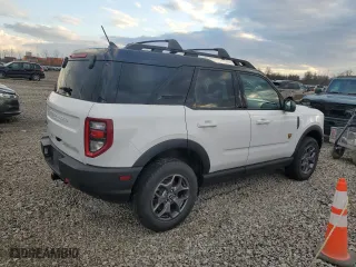2022 Ford Bronco Sport Badlands with VIN 3FMCR9D95NRE28374, listed as a Copart auction lot 49595665 with 31,726 mi miles and Salvage Title. Bid and sale history available at carsss.com. Image 3.