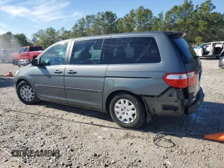 2007 Honda Odyssey LX with VIN 5FNRL38227B126118, listed as a Copart auction lot 88342815 with 186,368 mi miles and Salvage Title. Bid and sale history available at carsss.com. Image 2.