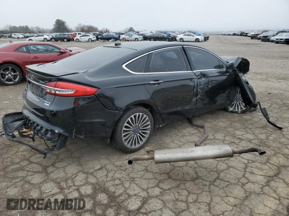 2017 Ford Fusion Titanium with VIN 3FA6P0K98HR146567, listed as a Copart auction lot 46335525 with Not provided miles and Salvage title. Bid and sale history available at DreamBid. Image 3.