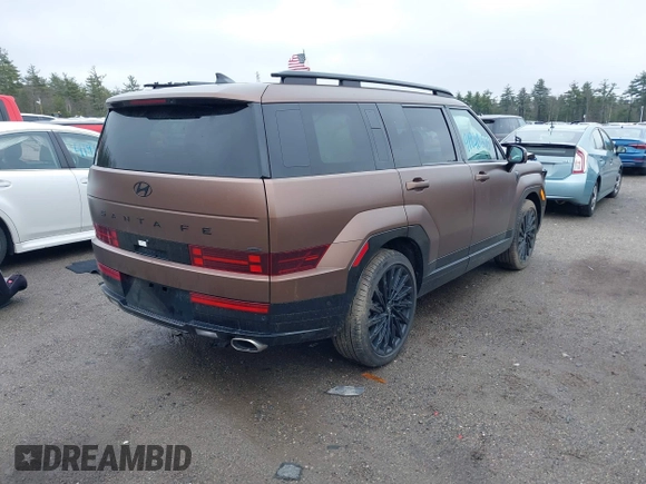 2024 Hyundai Santa Fe Calligraphy with VIN 5NMP5DGL7RH039138, listed as a IAAI auction lot 41940615 with 2,605 mi miles and . Bid and sale history available at DreamBid. Image 4.