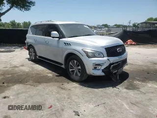2017 Infiniti QX80 with VIN JN8AZ2NF1H9641902, listed as a Copart auction lot 59181515 with 188,681 mi miles and Salvage title. Bid and sale history available at DreamBid. Image 14.