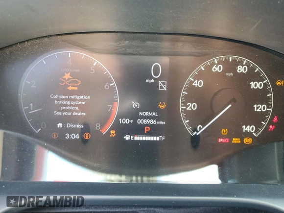 2024 Honda HR-V Sport with VIN 3CZRZ2H53RM708515, listed as a Copart auction lot 62723285 with 8,986 mi miles and Salvage title. Bid and sale history available at DreamBid. Image 9.