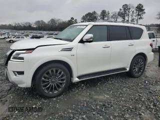 2022 Nissan Armada Platinum with VIN JN8AY2DA0N9393341, listed as a Copart auction lot 45382375 with 29,449 mi miles and Salvage Title. Bid and sale history available at DreamBid. Image 1.