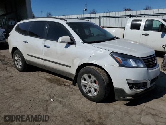 2017 Chevrolet Traverse LS with VIN 1GNKRFKD4HJ296641, listed as a Copart auction lot 52340725 with Not Provided miles and Non Repairable. Bid and sale history available at carsss.com. Image 4.