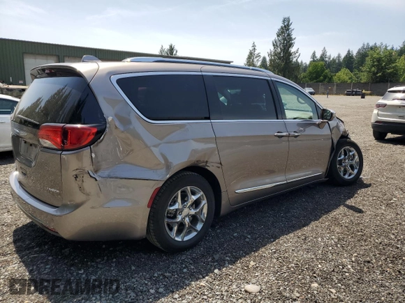 2017 Chrysler Pacifica Limited with VIN 2C4RC1GGXHR679820, listed as a Copart auction lot 60559165 with 68,425 mi miles and Salvage title. Bid and sale history available at DreamBid. Image 3.