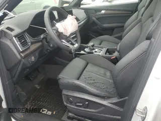 2024 Audi Q5 S line Premium Plus with VIN WA1E2AFY9R2024733, listed as a Copart auction lot 56827735 with Not provided miles and Salvage title. Bid and sale history available at DreamBid. Image 7.
