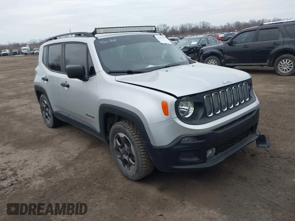 2017 Jeep Renegade Sport с VIN ZACCJAAH3HPF05721, выставлен на аукционе IAAI как лот 41483463 с пробегом 86 414 миль миль и . История ставок и продаж доступна на DreamBid. Изображение 1.