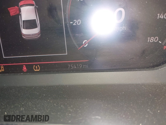 2019 Volkswagen Jetta GLI S with VIN 3VW6T7BU5KM220984, listed as a IAAI auction lot 41978166 with 75,419 mi miles and . Bid and sale history available at DreamBid. Image 16.