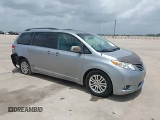 2013 Toyota Sienna XLE AAS with VIN 5TDYK3DC1DS364014, listed as a IAAI auction lot 42627311 with 76,733 mi miles and . Bid and sale history available at DreamBid. Image 1.