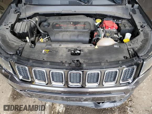 2020 Jeep Compass Latitude with VIN 3C4NJDBB9LT133503, listed as a Copart auction lot 63713255 with 53,373 mi miles and Non repairable. Bid and sale history available at DreamBid. Image 12.