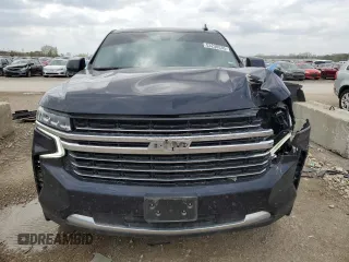 2021 Chevrolet Tahoe LT with VIN 1GNSKNKD0MR253098, listed as a Copart auction lot 53230535 with 143,689 mi miles and Salvage title. Bid and sale history available at DreamBid. Image 5.