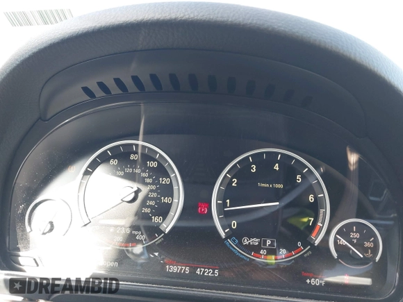 2014 BMW 5 Series 535i with VIN WBA5B1C55ED475332, listed as a IAAI auction lot 41701300 with 139,775 mi miles and . Bid and sale history available at DreamBid. Image 7.