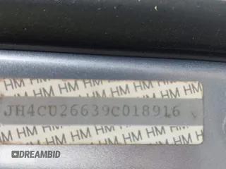 2009 Acura TSX z VIN JH4CU26639C018916, wystawiony jako IAAI lot #42301010 z przebiegiem 152 249 mil mil oraz . Historia ofert i sprzedaży dostępna na DreamBid. Obrazek 9.