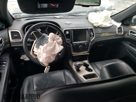 2015 Jeep Grand Cherokee Overland with VIN 1C4RJECT5FC629512, listed as a Copart auction lot 49156905 with 0 mi miles and Salvage Title. Bid and sale history available at carsss.com. Image 8.