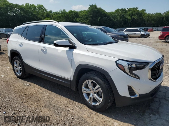2019 GMC Terrain SLE z VIN 3GKALMEV2KL166859, wystawiony jako Copart lot #59393705 z przebiegiem 86 356 mil mil oraz Szkoda całkowita • Salvage title. Historia ofert i sprzedaży dostępna na DreamBid. Obrazek 4.