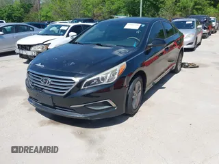 2016 Hyundai Sonata SE with VIN 5NPE24AF6GH275945, listed as a IAAI auction lot 42006239 with Not Provided miles and . Bid and sale history available at carsss.com. Image 2.