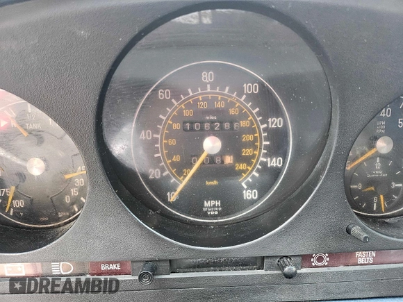 1979 Mercedes-Benz SL with VIN 10704412051659, listed as a Copart auction lot 76422164 with 106,278 mi miles and Clean title. Bid and sale history available at DreamBid. Image 8.