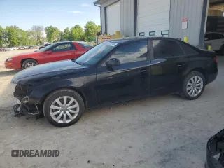 2013 Audi A4 Premium with VIN WAUAFAFL1DN033962, listed as a Copart auction lot 54275495 with 103,570 mi miles and Salvage title. Bid and sale history available at DreamBid. Image 1.
