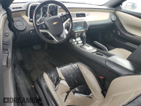 2014 Chevrolet Camaro LT with VIN 2G1FC3D39E9181306, listed as a Copart auction lot 54545255 with 112,057 mi miles and Salvage title. Bid and sale history available at DreamBid. Image 8.