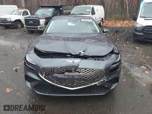 2023 Genesis G70 2.0T with VIN KMTG34TA5PU131043, listed as a Copart auction lot 81897604 with 27,795 mi miles and Non Repairable. Bid and sale history available at DreamBid. Image 5.