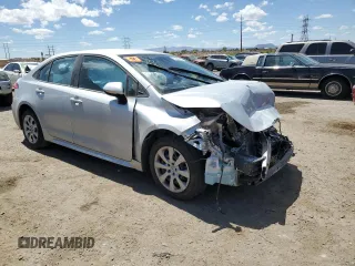 2022 Toyota Corolla LE with VIN 5YFEPMAEXNP313394, listed as a Copart auction lot 53309875 with 57,507 mi miles and Salvage Title. Bid and sale history available at carsss.com. Image 4.
