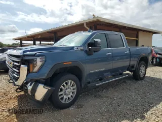 2024 GMC Sierra 2500HD SLT with VIN 1GT49NE75RF427629, listed as a Copart auction lot 60906585 with Not provided miles and Salvage title. Bid and sale history available at DreamBid. Image 1.