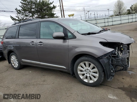 2016 Toyota Sienna Ltd with VIN 5TDDK3DCXGS139318, listed as a Copart auction lot 50855075 with 109,594 mi miles and Salvage Title. Bid and sale history available at carsss.com. Image 4.