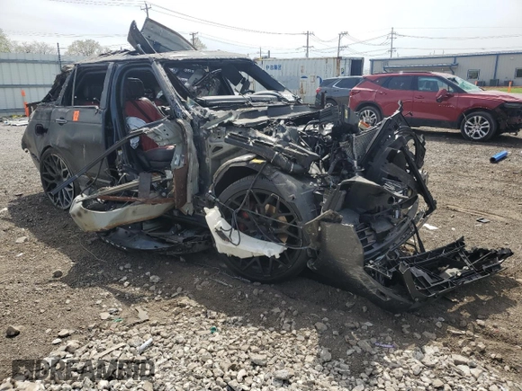 2020 Land Rover Range Rover SV Autobiography Dynamic with VIN SALGW2RE2LA580463, listed as a Copart auction lot 50518115 with Not provided miles and Salvage title. Bid and sale history available at DreamBid. Image 4.