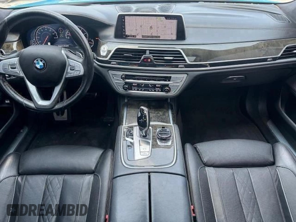 2017 BMW 7 Series 750i with VIN WBA7F0C34HGM22159, listed as a Copart auction lot 50847125 with 79,952 mi miles and Salvage title. Bid and sale history available at DreamBid. Image 8.