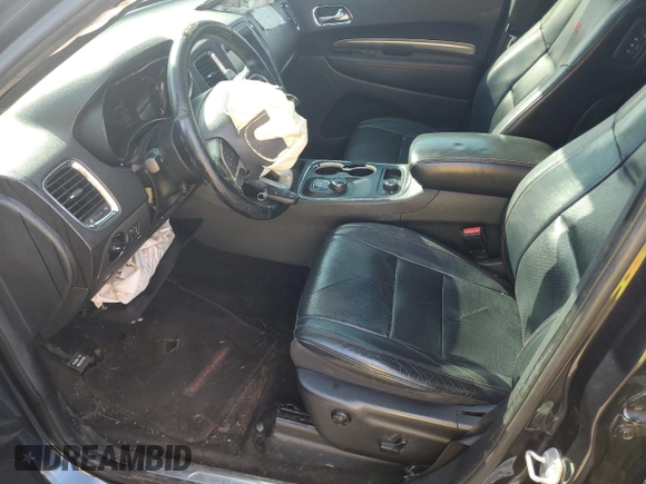 2014 Dodge Durango R/T z VIN 1C4SDJCT4EC446280, wystawiony jako Copart lot #61086415 z przebiegiem 224 046 mil mil oraz Czysty tytuł • Clean title. Historia ofert i sprzedaży dostępna na DreamBid. Obrazek 7.