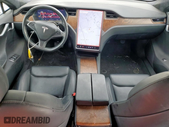 2020 Tesla Model S Long Range with VIN 5YJSA1E29LF385201, listed as a Copart auction lot 59536305 with 57,108 mi miles and Salvage title. Bid and sale history available at DreamBid. Image 8.