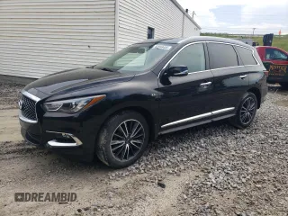 2019 Infiniti QX60 Luxe with VIN 5N1DL0MM9KC517056, listed as a Copart auction lot 62558455 with 69,808 mi miles and Clean title. Bid and sale history available at DreamBid. Image 1.