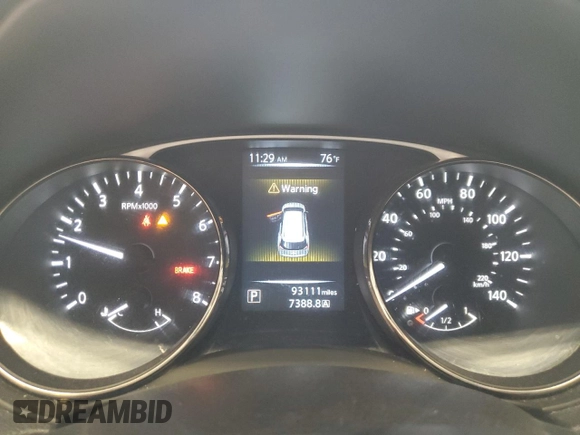 2016 Nissan Rogue S with VIN KNMAT2MT9GP661720, listed as a Copart auction lot 53524675 with 93,111 mi miles and Salvage Title. Bid and sale history available at DreamBid. Image 9.